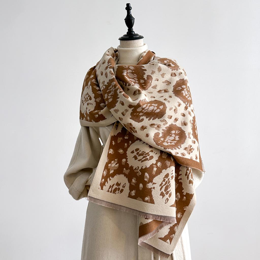 Luxury Cashmere Paisley Scarf Winter Women Pashmina Shawls Warm Blanket Wraps Female Foulard Bandana Brand Thick Scarves Hijab