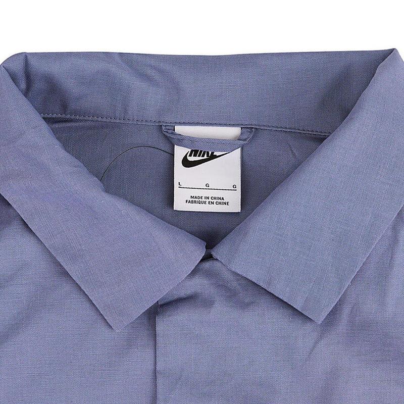 Nike Рубашки Мужские Синие Лацканы Умеренные Другие IH8663-499