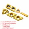 7Pcs Carbide Insert CCMT060204, 11IR, 16ER, MGMN200, DCMT070204 For 12mm Bar
