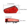 MML-ATV LED Tail Light Housing Lens Sockets For Polaris Sportsman 500 550 850 570 1000 2009-2017 2411153 2411154