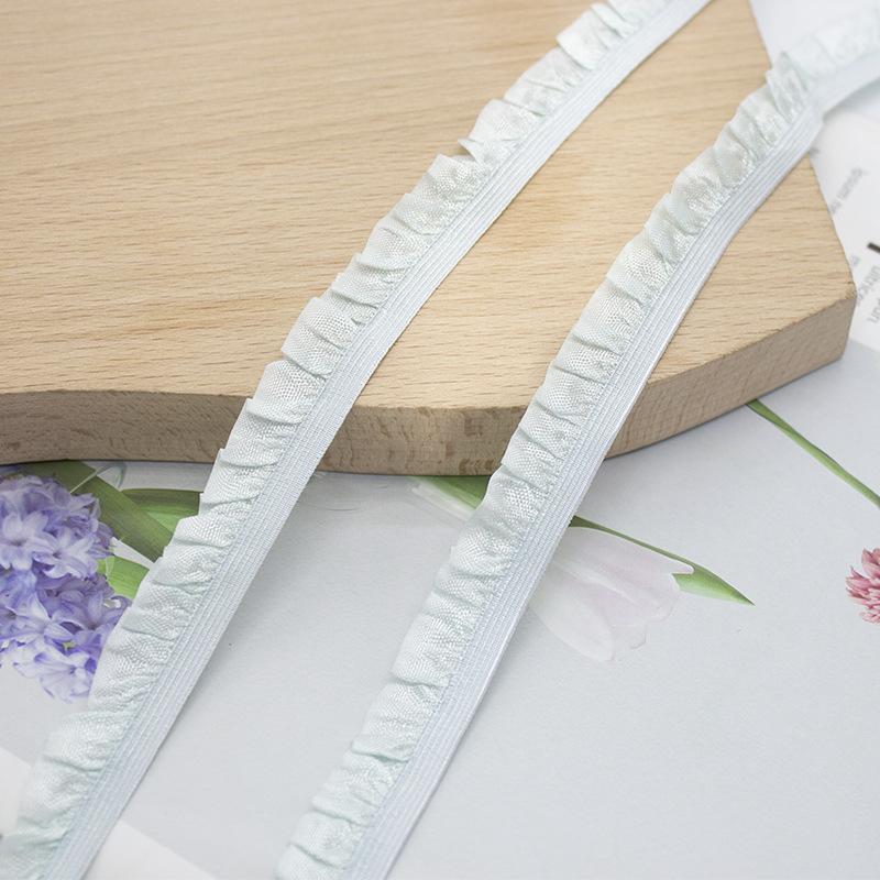 Bluebird 15Mm Unilateral Fungus Lace Webbing Wrinkled Elastic Belt Ruffle Edge Elastic Band Baby Clothes Pet Clothes