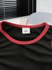 Boys classic cartoon dog streetwear short set. Hip-hop urban style, breathable material for school and fashion daily wear.