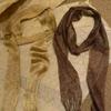 Fashion Long Tassel Scarf Shiny Thin Ribbon Scarf Multi-purpose Sunscreen Shawl  Evening Dress