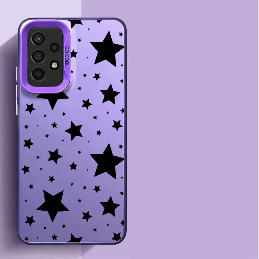 Пятиконечная звезда Чехол для телефона для Samsung Galaxy A14 A13 A15 A23 4G A34 A33 A53 A24 A54 A35 A55 5G A11 A12 Capa Чехол