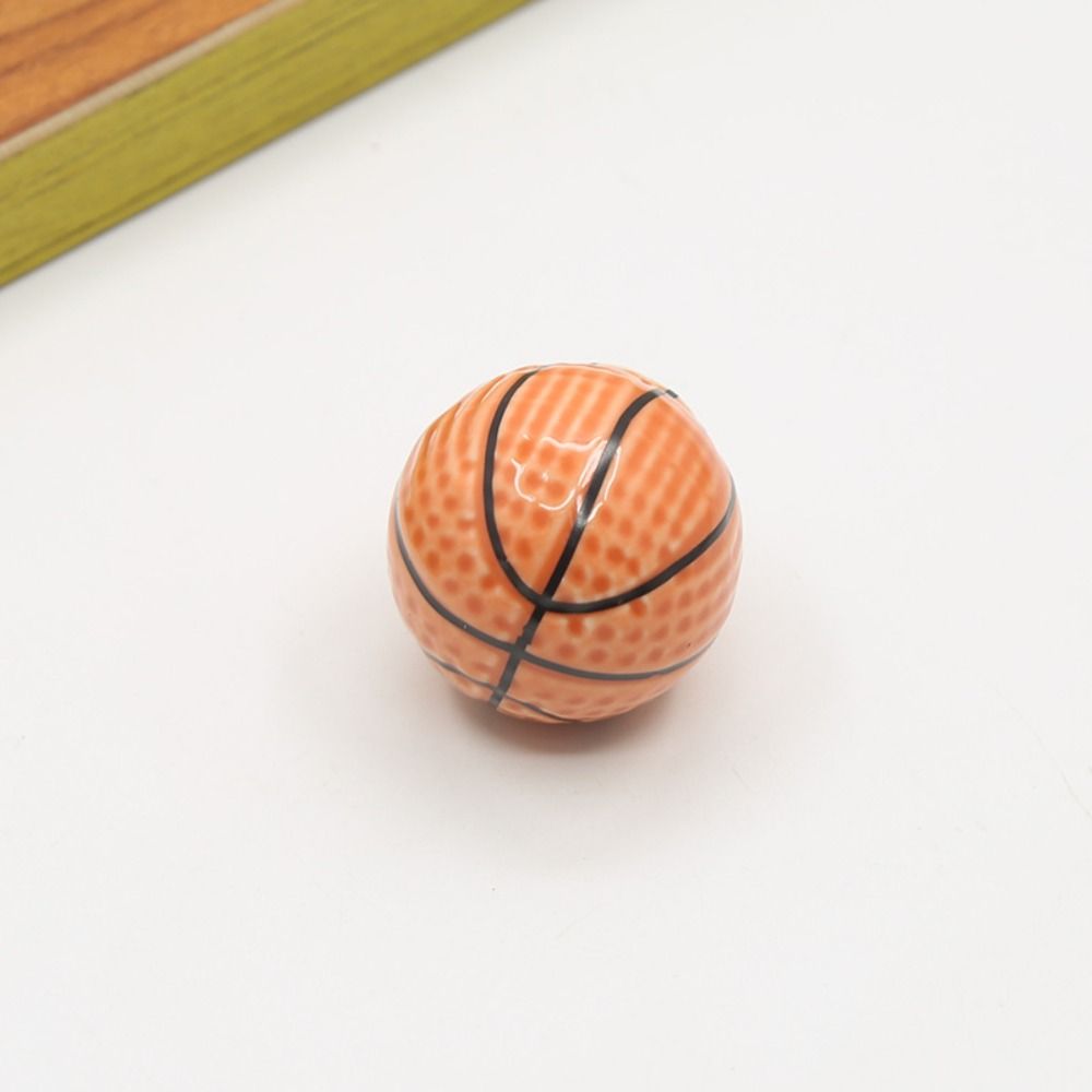 Single Hole Basketball Door Handle Pull Handles Drawer Knobs Creative Football Door Knob  Wardrobe