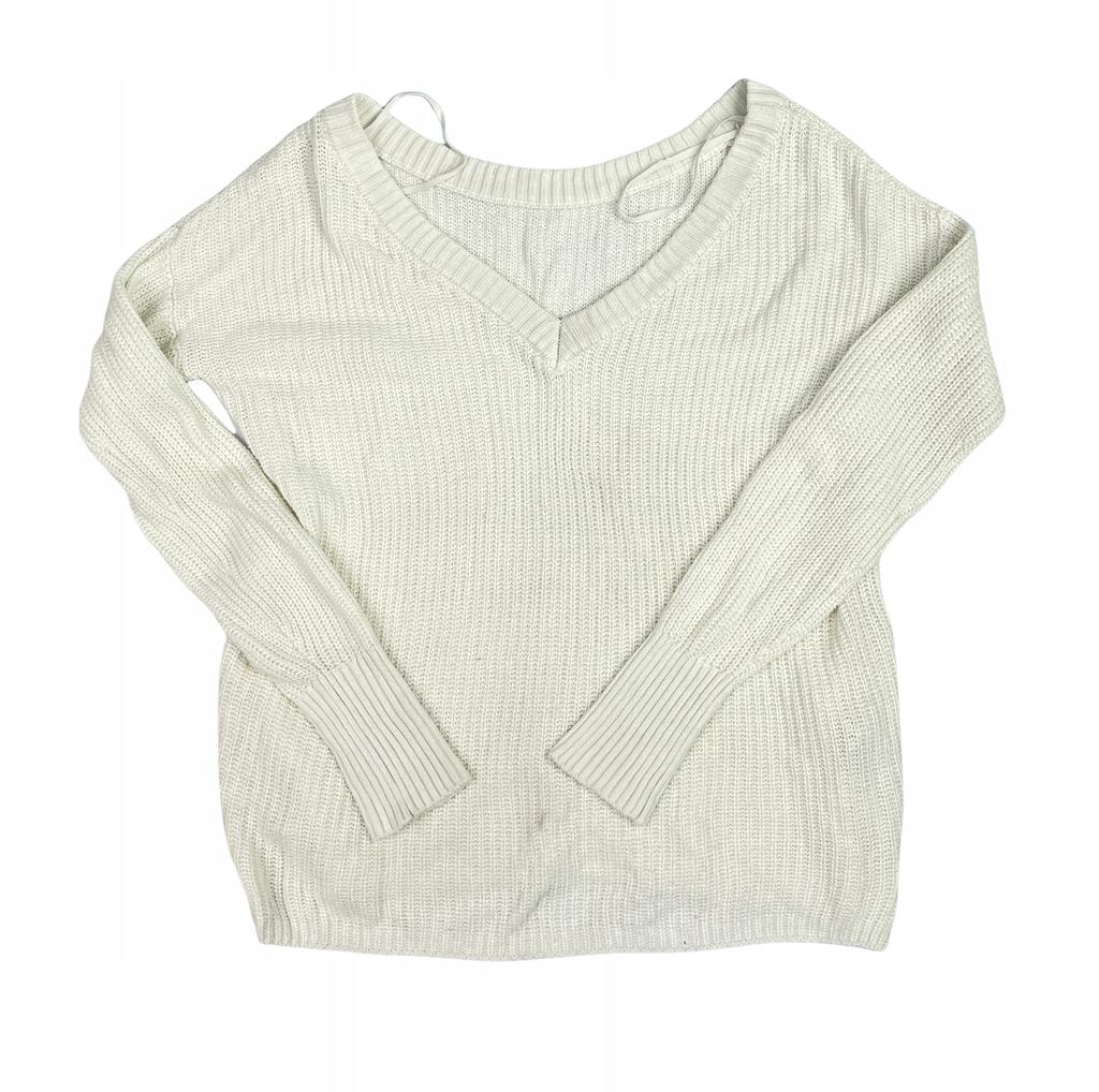 Elegant White Women's Sweater S - Used