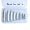 8#-100#/29g-370g/1.02-13.05oz Freshwater/Saltwater Cylindrical Iron Fishing Weights with 360° Swivel