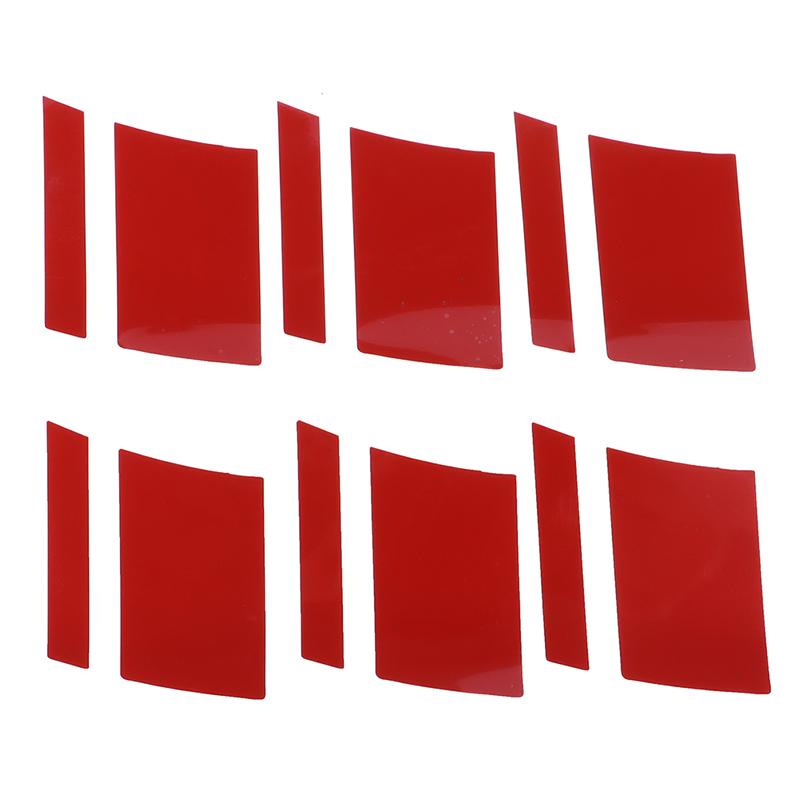 Светоотражающие виниловые наклейки на обод колеса автомобиля, 6 шт., наклейки на колесо автомобиля, аксессуары, наклейка