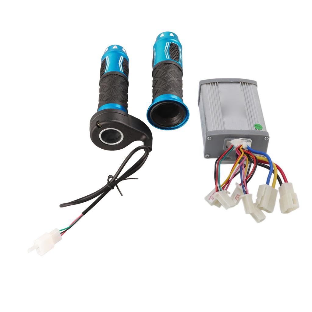 24V 800W Brush Motor Speed Controller with Throttle Grip for Scooter Electric Tricycle Bike