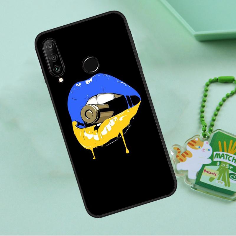 Флаг Украины для Huawei Nova 12s 12i 11i 7i 8i 9 10 SE Y91 Y90 Y60 Y70 Y72 Y61 P60 Pro P30 P40 Lite Чехол