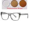 0 -0.5 -0.75 To -6.0 Blue Light Blocking Nearsighted Glasses For Women Spring Leg Cat Eye Minus Degree Prescription Spectacles