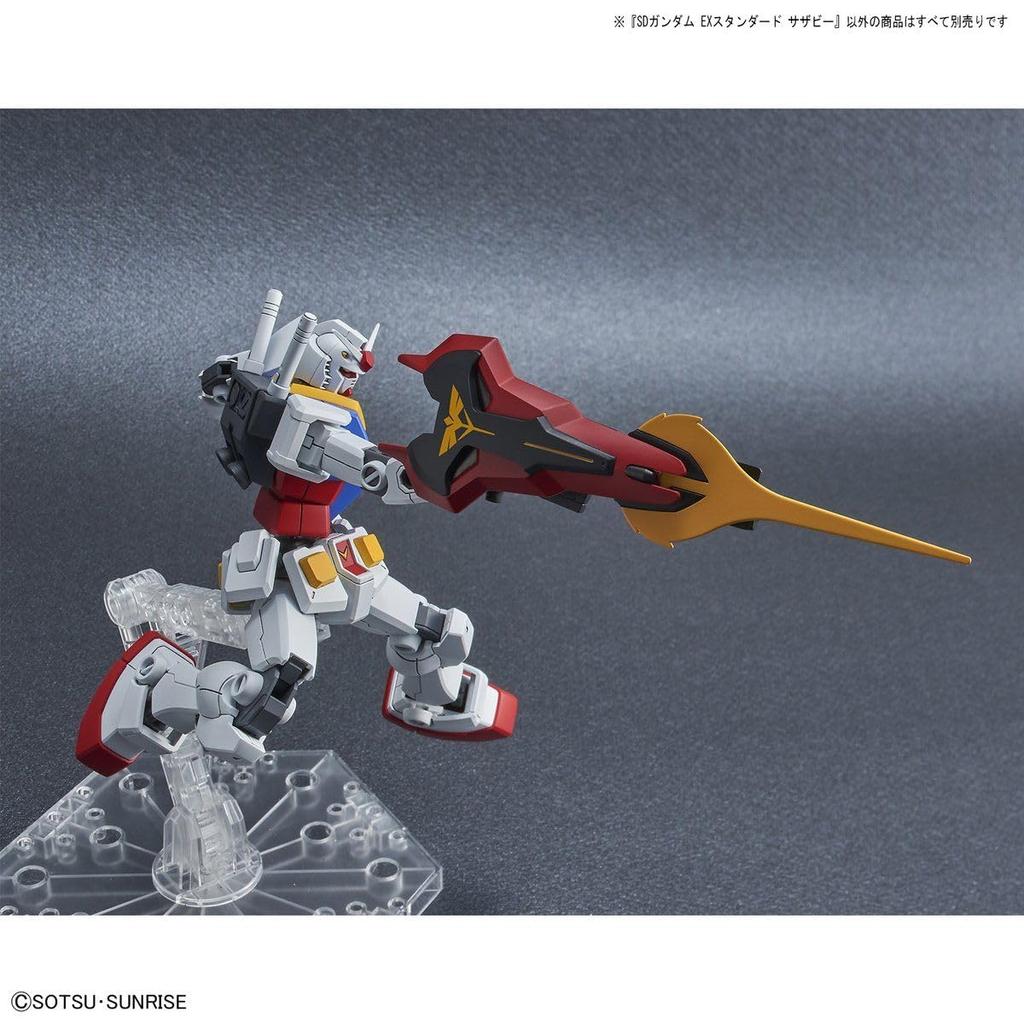 BANDAI SPIRITS SD Gundam EX Standard Мобильный доспех Gundam Контратака Шара Сазаби Цветной пластиковый конструктор BAS5060929