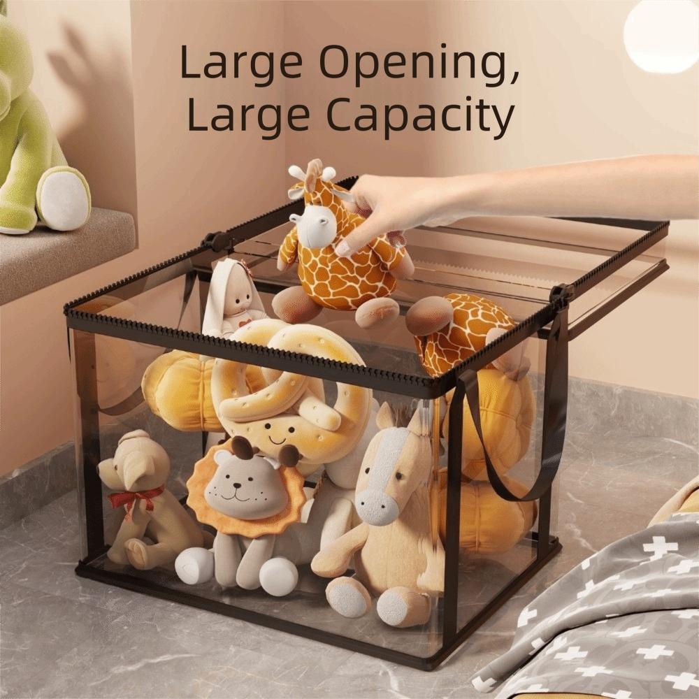 Transparent Storage Organizer Box Large Capacity Storage Case Durable Storage Bag  Home Storage
