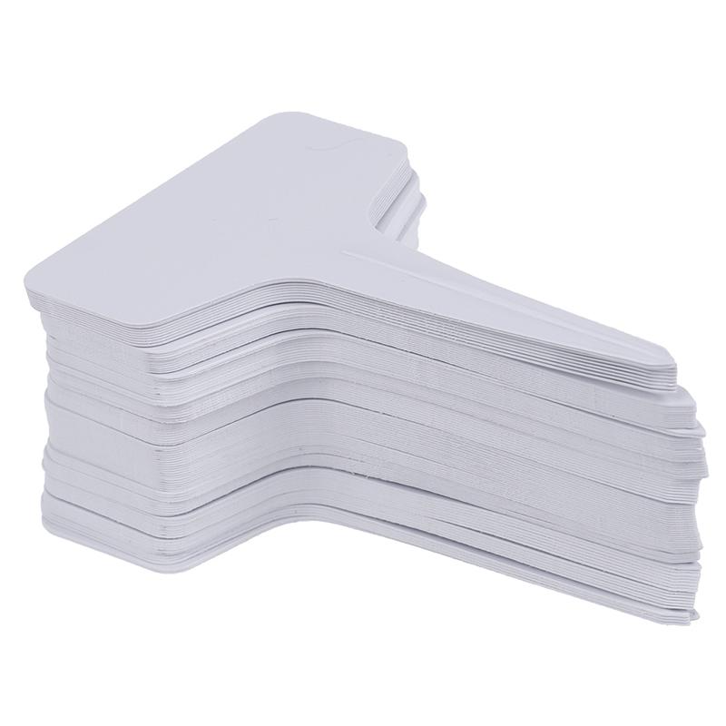 100 Pcs Garden Labels Gardening Plant Classification Sorting Sign Tag Card White