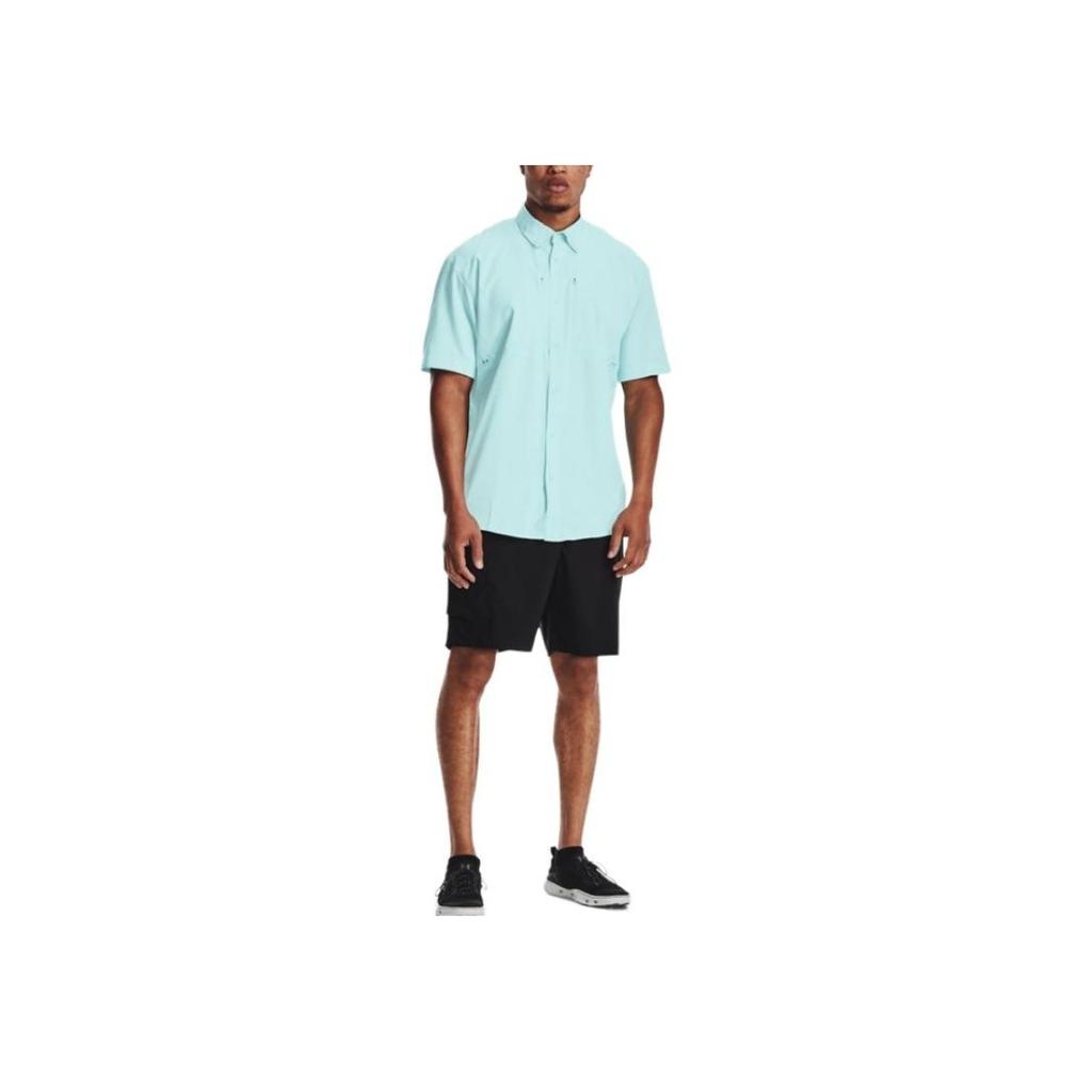 Under Armour Сплошной цвет, большие карманы, спортивные повседневные дышащие шорты, мужские штаны, черные 1361298-001