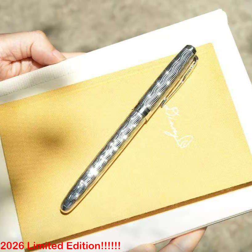 Ограниченное издание 2026 года! Перьевая ручка JINHAO 85 Золотой зажим-стрелка Медный материал Пишущая ручка Офисные Школьные Принадлежности Канцелярские товары