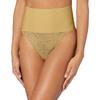 Women's Tame Your Tummy Shaping Lace Thong With Cool Comfort High Waist Panties