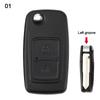 Flip Car Key Shell 2 Buttons Key Cover for Chery Tiggo A1 E5 A5 Fulwin Cowin Easter