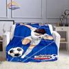 Captain Tsubasa Cartoon Blanket Football Kicers Series Flannel Wool Air Conditioner Warm Sofa Cover Nap