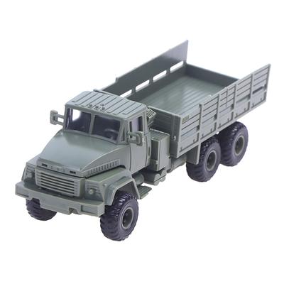 1шт 1:72 Масштаб КрАЗ-260 Трактор Грузовик Игрушечный Блок Сборка Автомобиля Модель Строительный Комплект DIY Армейская Коллекция Подарок