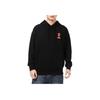 Puma Cartoon Print Thick Hooded Pullover Sweatshirt Men Tops Black 531429-01