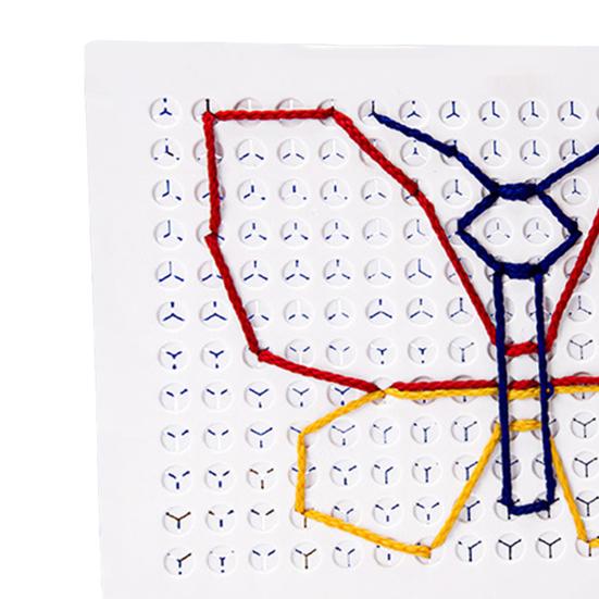 Детская доска для нанизывания с ручками, шнурками, развитие мелкой моторики, плетение шнурком, доска для рисования, для малышей, мальчиков