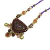 [D7822] - Designer Necklace 'Mani' Plum