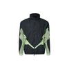 23 Engineered Patchwork Contrast Mesh Collar Woven Jacket Men Outerwear Black DA5623-010