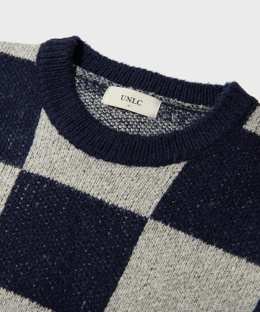 UNLC Check Block Oversized Knit (2 Colors)
