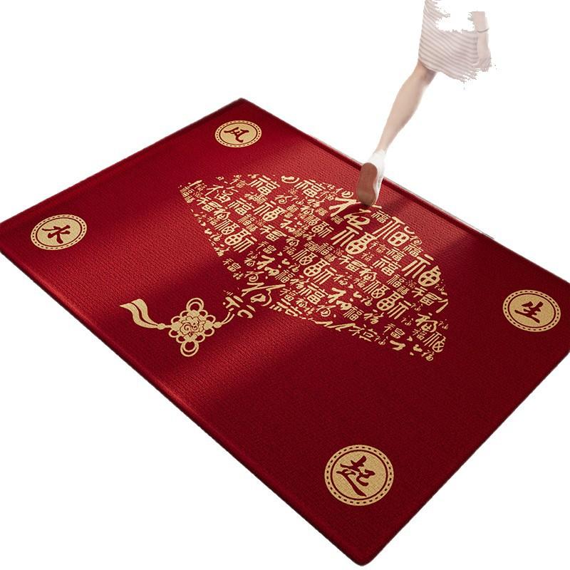 Entry Door Floor Mat, Entrance Door, Dirt-Resistant And Non-Slip Foot Mat At The Entrance, Easy To Take Care Of, Crystal Velvet Floor Mat