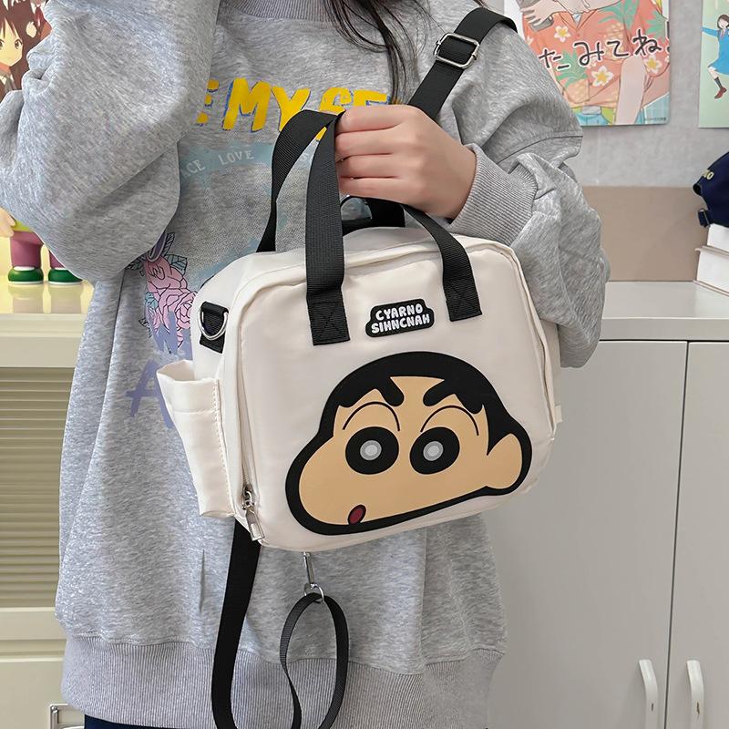 Cartoon Anime Boys And Girls Backpack Foreign Style Dual-Purpose Shoulder Messenger Bag Children'S Backpack Tide