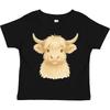 Inktastic Highland Cow Toddler T-Shirt Shirt Head Lover Western Cute Child Kid