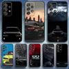 R-Красный B-Синий Чехол для телефона автомобиля Для Samsung S 25,24,23,22,30,21,10,9,Ultra,Plus,Lite,FE,4,5 G Мягкий Черный Чехол