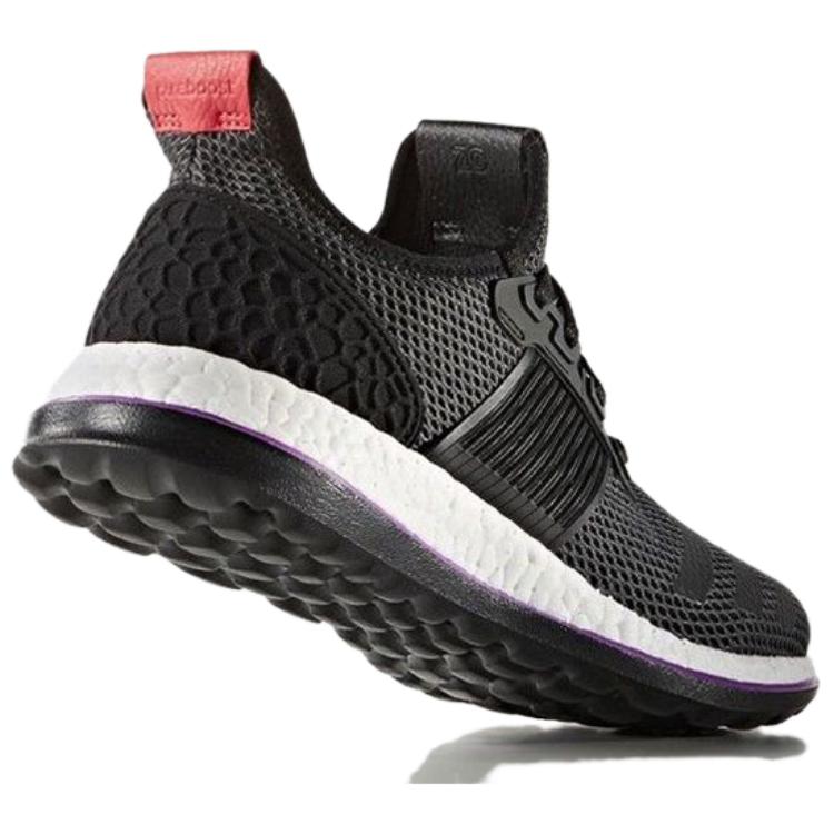 Adidas Pureboost Zg Raw Удобные Модные Нескользящие Прочные Кроссовки с Низким Верхом для Повседневной Носки Женские кроссовки Черные BB3920
