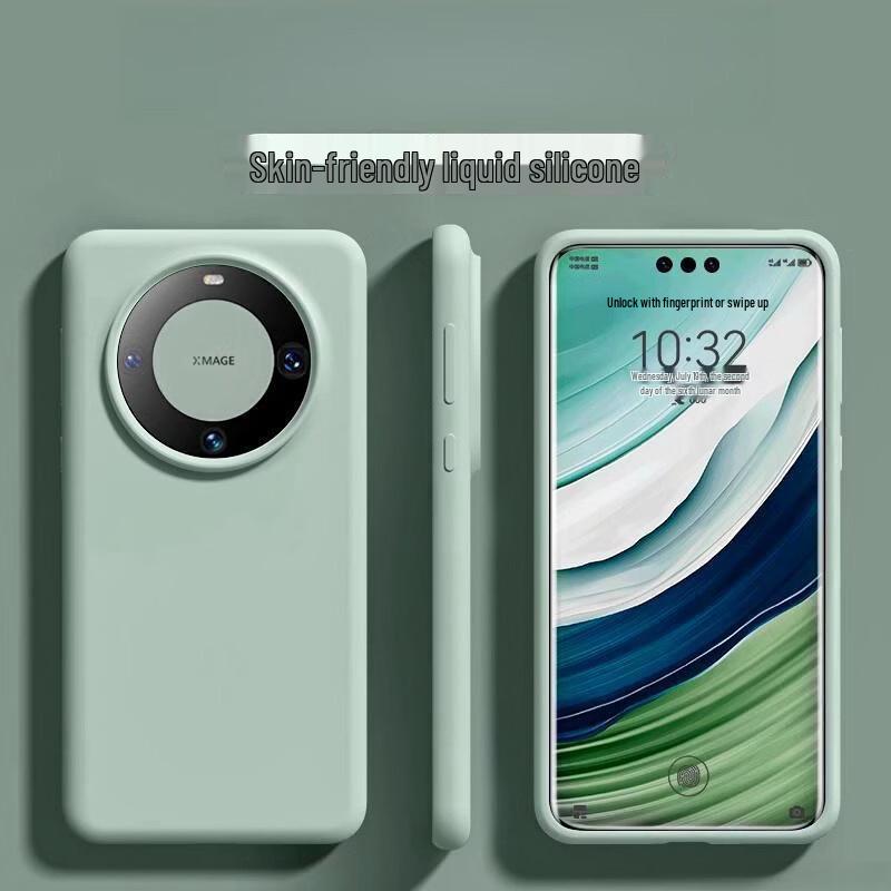 Чехол из жидкого силикона для серии телефонов Huawei Mate 60/70