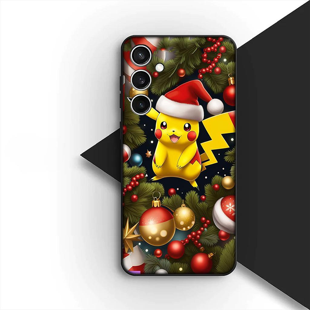 Cover for Samsung Galaxy S24 S25 S23 FE Ultra Plus S7 Edge S25+ S23+ A56 5G Casing Phone Case Lovely P-Pokemons P-Pikachus GO