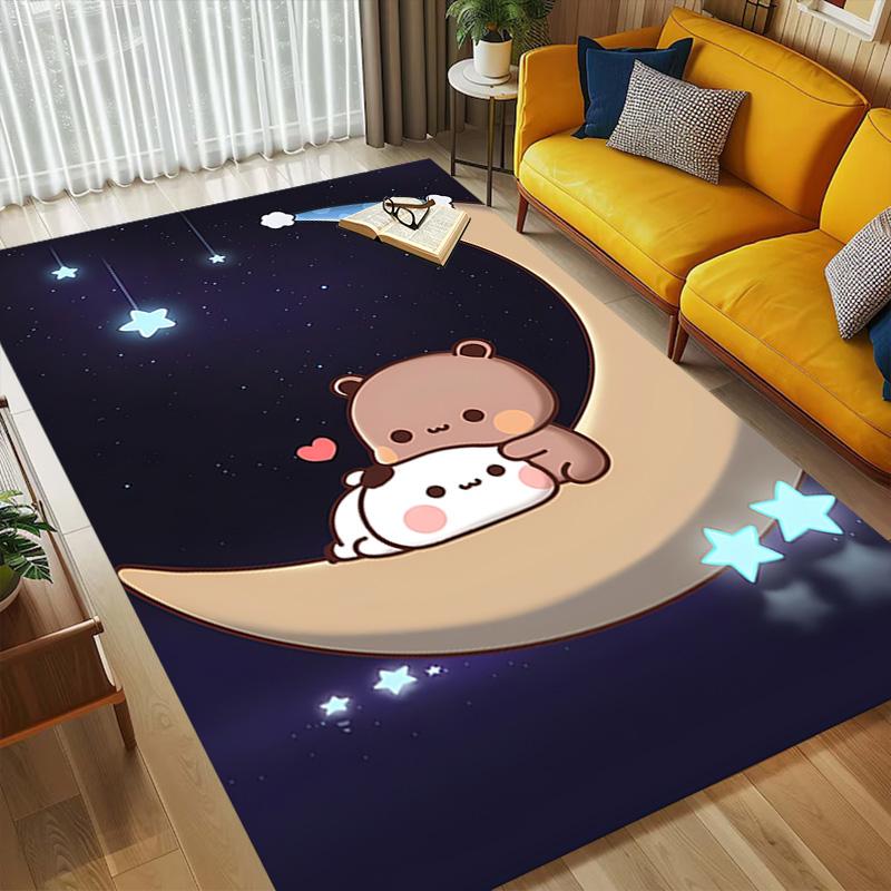 Moon Night Living Room Nonslip Area Rug Soft Carpet For Bedroom Game Playroom Sofa Office Home Decor Doormat Christmas Gift C930226
