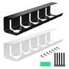 Under Desk Cable Management Tray Under Table Storage Rack Wire Organizer For Office Surge Protector Cable Holder for Home