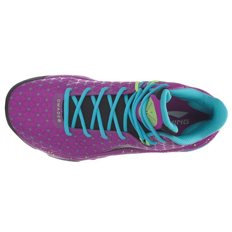 Li Ning Team Style 4 Fabric Synthetic Leather TPU Shock Absorption Anti-Slip Wear-Resistant Rebound Support Mid-Top Basketball Shoes ABAM011-5