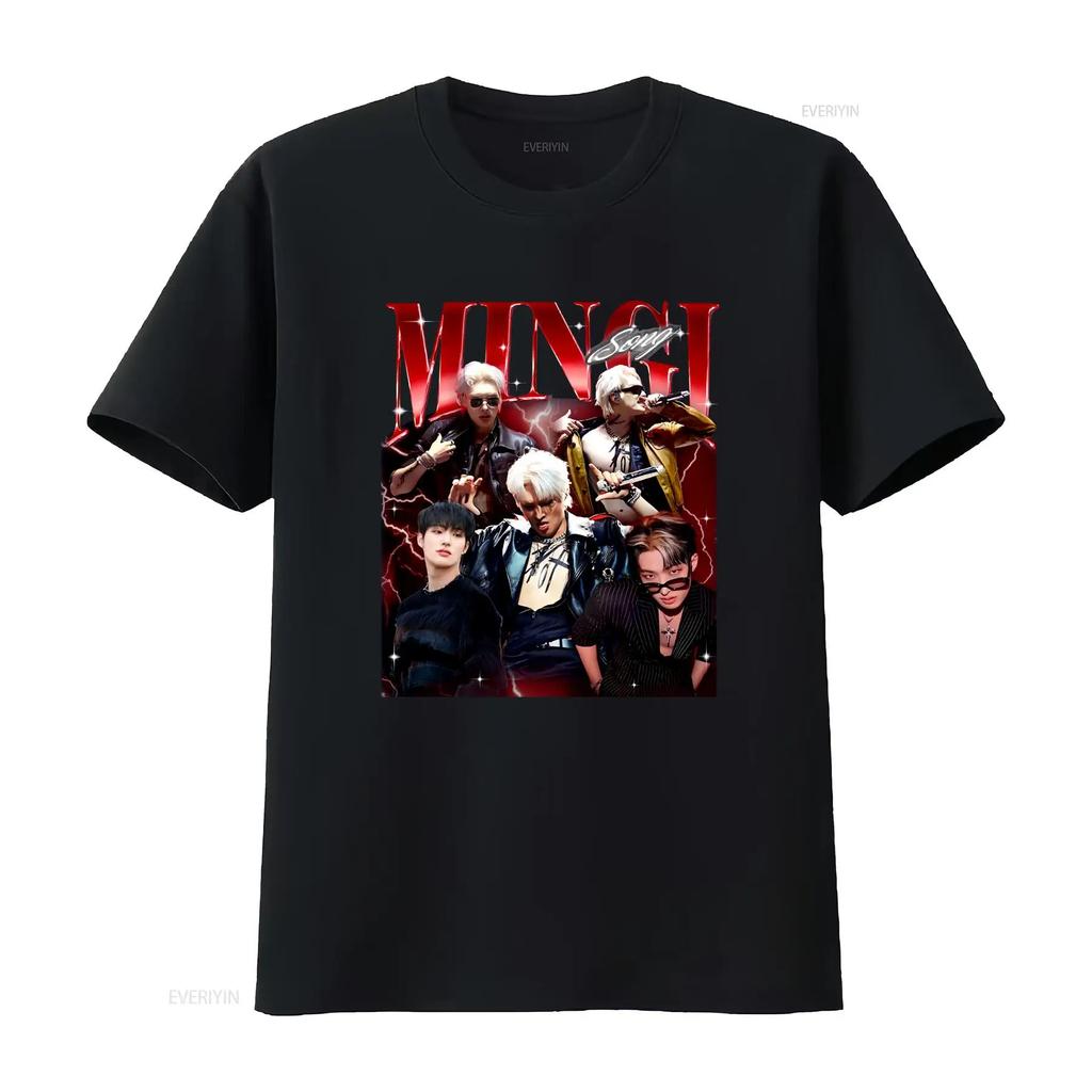 Limited Mingi Kpop T Shirt Vintage Fan Retro 90s Bootleg Merch Vintage Unisex Fashion Streetwear