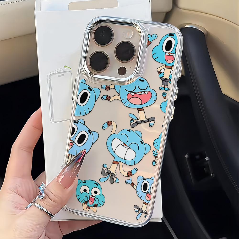 The Amazing World of Gumball Phone Case For iPhone 17 16e 16 15 14 13 12 11 mini Pro Max X XR XSMAX 8 7 Air Plus Soft Cover