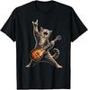 Unisexs Rock Cat Pattern Short Sleeve TShirts Funny 3D Guitar Cat Print Casual T shirt Outdoor Unisex Unisex Y2k Tops Summer Clothing