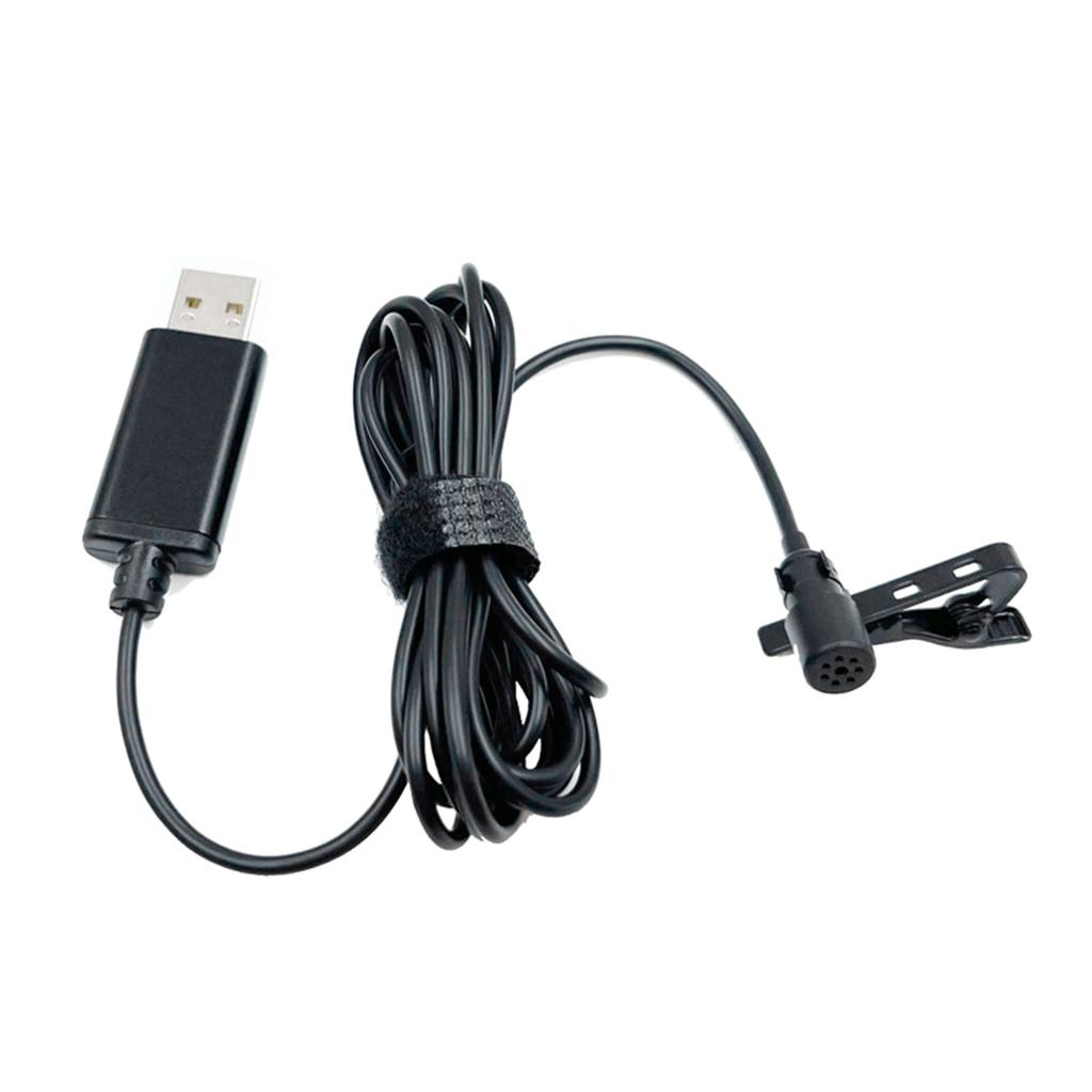 Мини-портативный петличный микрофон USB Hands-free Шнур Линия Всенаправленный микрофон для компьютера Ноутбука Мобильного телефона