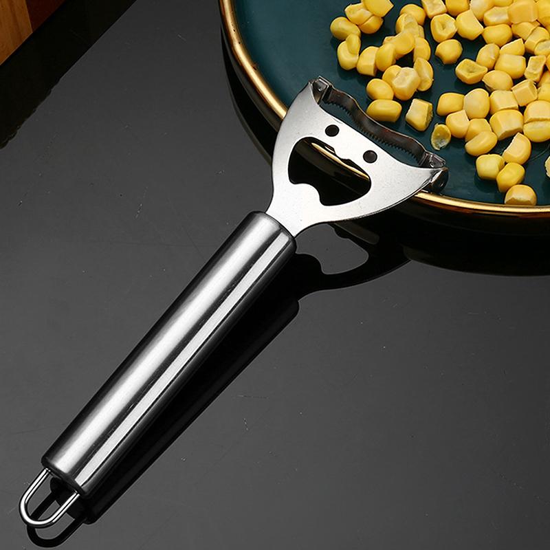 Кукурузомолотка из нержавеющей стали, очиститель, кукурузный строгальный станок, очиститель початков, очиститель, зернорезка, кухонные принадлежности, гаджет