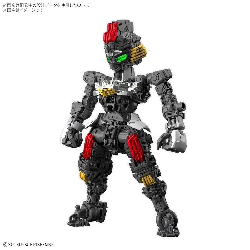 BANDAI SPIRITS MGSD Мобильный доспех Гандам: Ведьма Меркурия - Гандам Аэриал (Набор предварительно окрашенных пластиковых моделей)