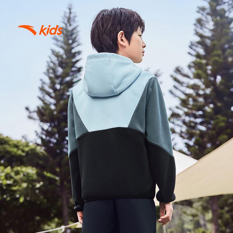 Anta Kids Fleece Hooded Jacket