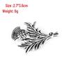 Scottish Thistle Celtic Knot Brooch Pin