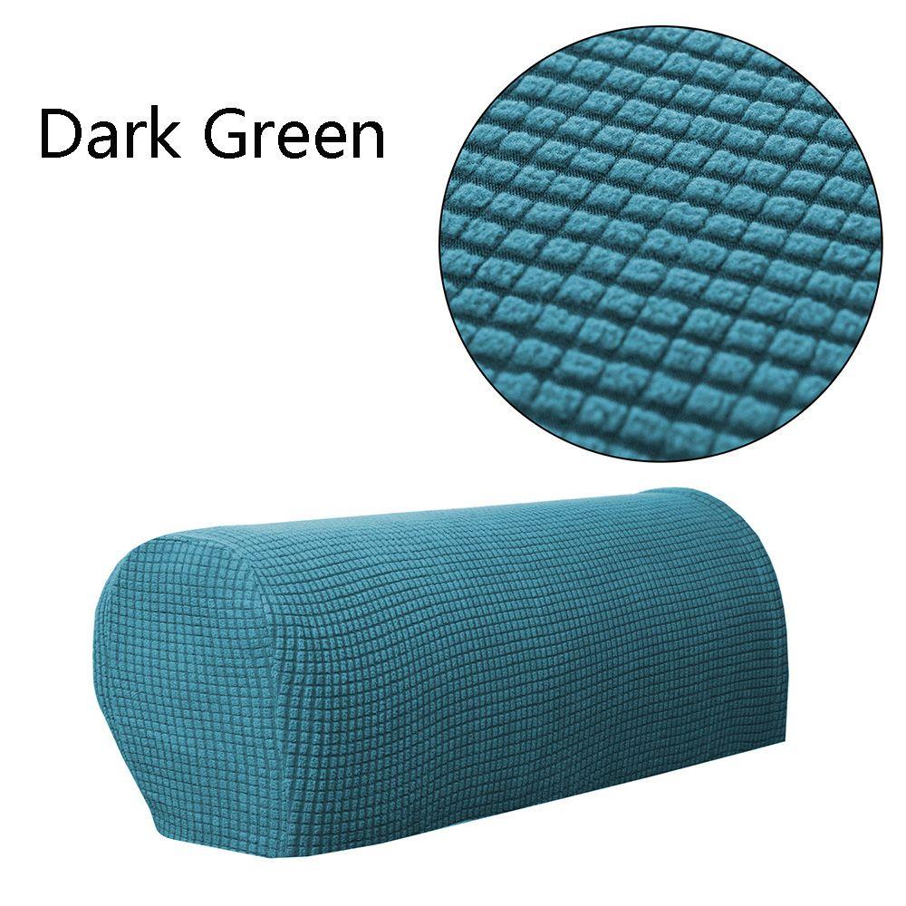 2 ШТ./КОМПЛ. Новые эластичные флисовые премиум чехлы на подлокотники Эластичный протектор для подлокотников кресла, дивана, кушетки, Растягивающийся, чтобы подойти