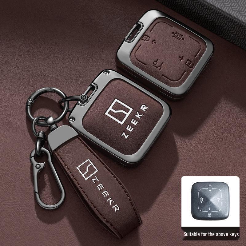 Bluetooth Брелок-Ключница для Zeekr JiKe 007 - Автоаксессуар, Чехол, Пряжка и Мужская Сумка