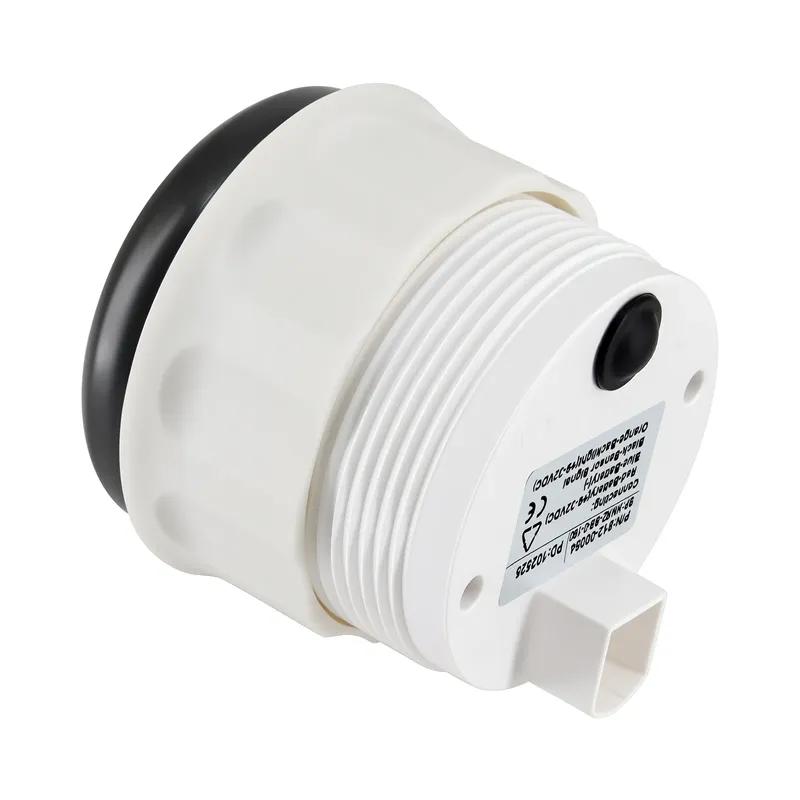 52MM Rudder Angle Indicator with 8 colors backlight Waterproof Rudder Position Gauge with Sensor 0-190ohm for Boat Yacht Marine